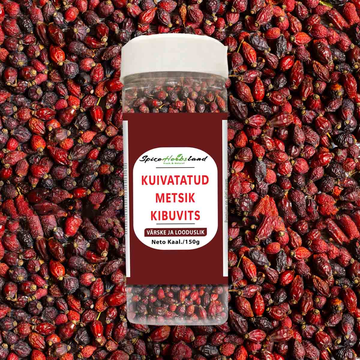 Džiovinti laukinių rožių klubai