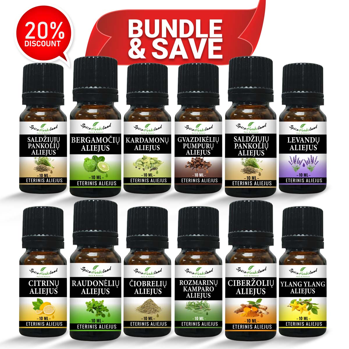 Šeimos reikmenų rinkinys – 12 vnt. pakuotė