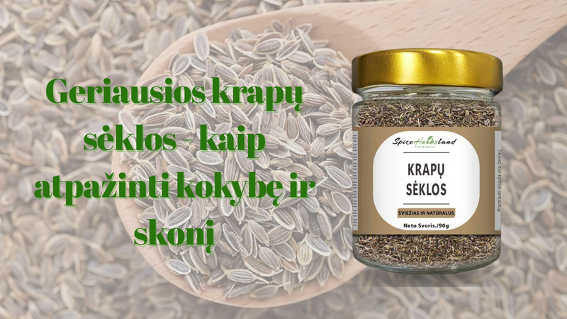 Geriausios krapų sėklos - kaip atpažinti kokybę ir skonį