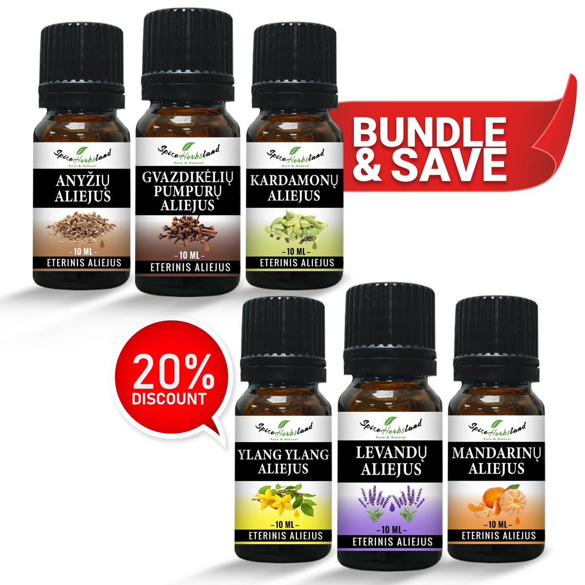 Atsipalaiduokite ir atsipalaiduokite – 6 vnt. pakuotė