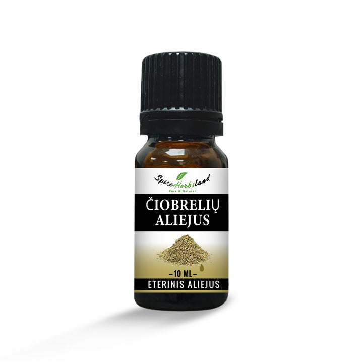 100 % grynas, natūralus čiobrelių eterinis aliejus