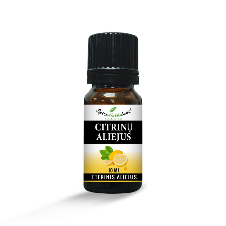 100 % grynas, natūralus citrinų eterinis aliejus