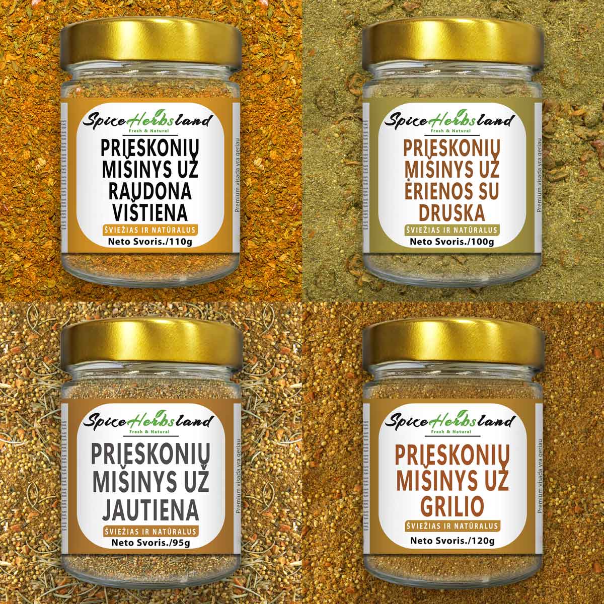 Mėsos rinkinys - 4 vnt. pakuotė