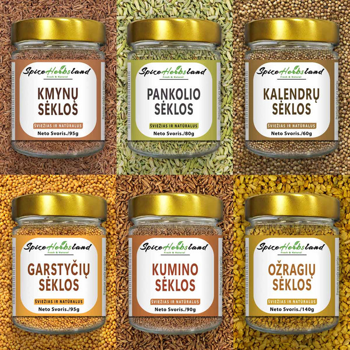 Sēklu kolekcija - 6 gab. iepakojumā