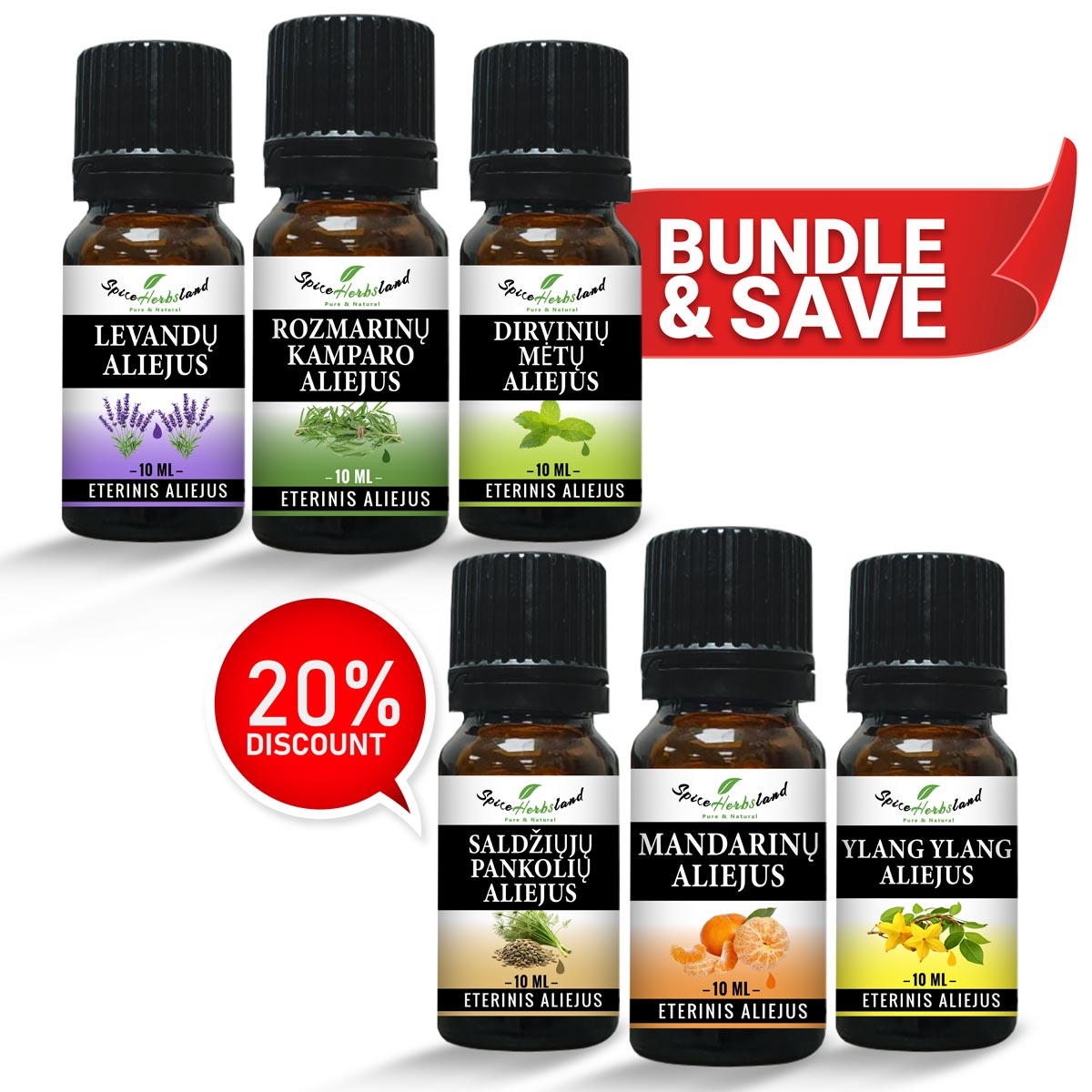 Streso malšinimo priemonės – 6 vnt. pakuotė