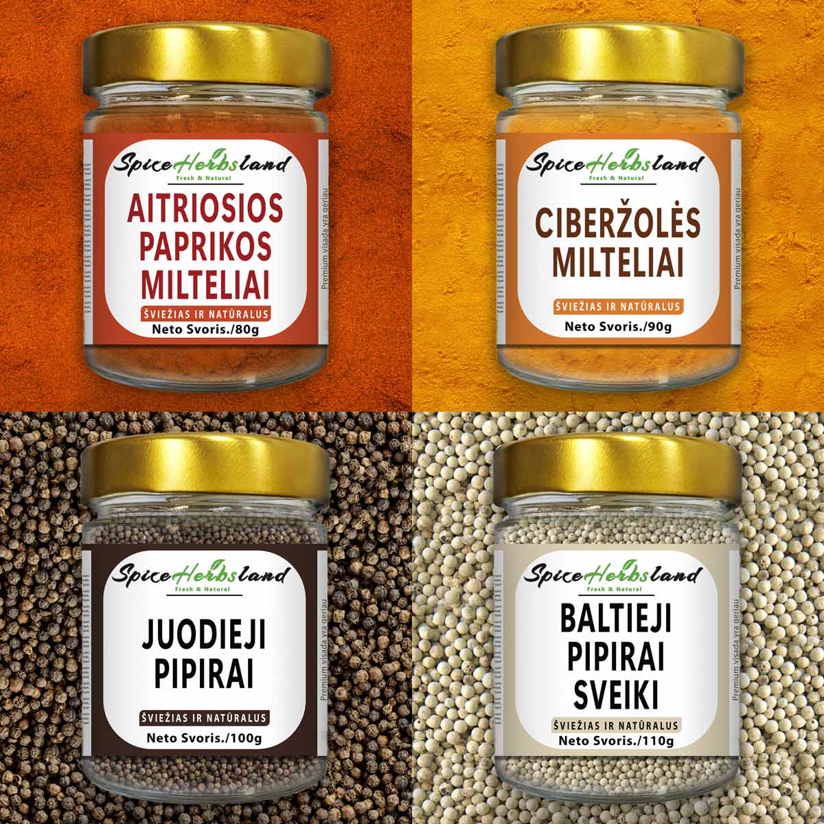 Šefo kolekcija – 4 vnt. pakuotė