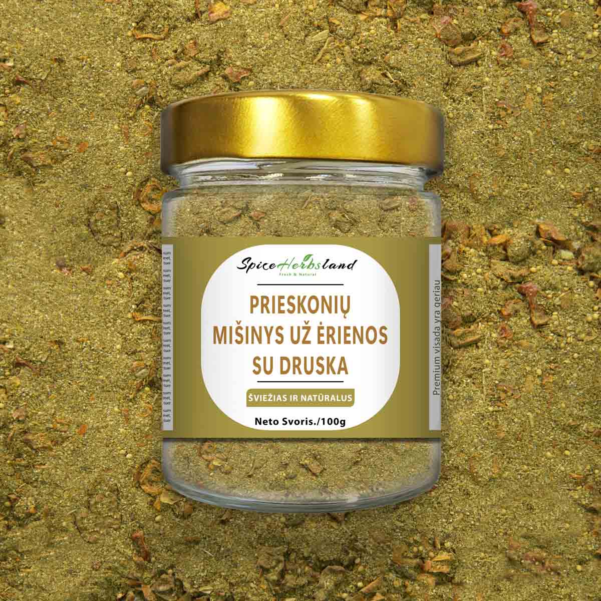 Avienai skirtas prieskonių mišinys su druska